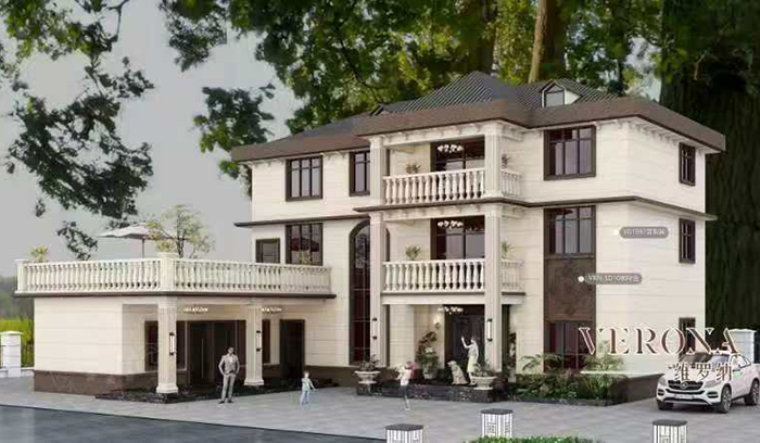 外墙装修新选择！仿石漆凭什么成建筑界新宠？​